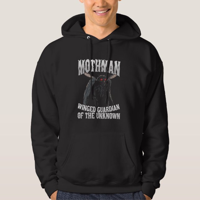 Moletom Mothman Winged Guardian Do Criptid Desconhecido (Frente)