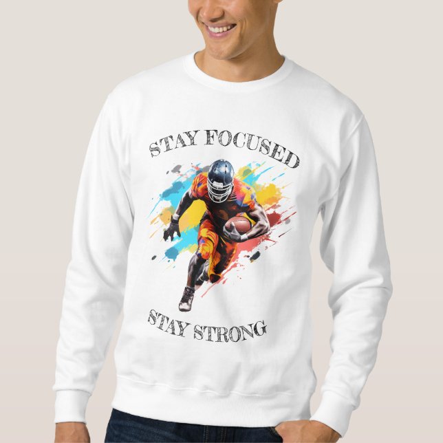 Moletom Motivação Básica de Sweatshirt da NFL (Frente)