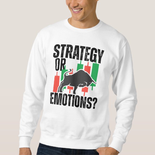 Moletom Motivação comercial | Mercado Bull | Estratégia (Frente)