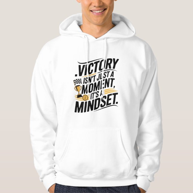 Moletom Motivação da vitória Mindset (Frente)