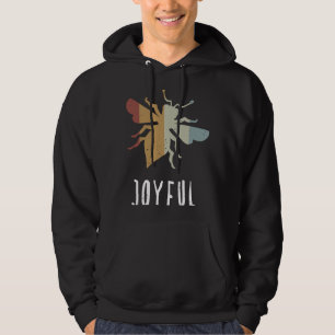 Moletom Motivação De Abelhas Retro Joyful Seja Joyful 1