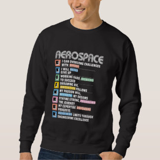 Moletom Motivacional Engenheiro Aeroespacial