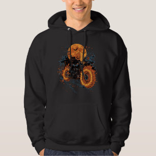 Moletom Moto Abóbora Ghost Rider Halloween