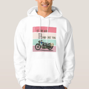 Moletom Moto Antiga - Deixe a Estrada Antiga Chamar Você