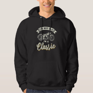 Moletom Motocicleta Biker Gear não antiga, sou clássico