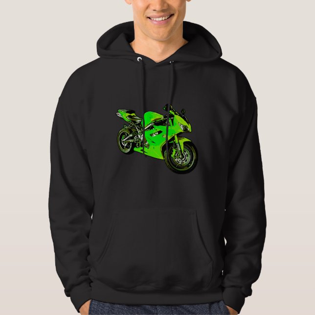 Moletom Motocicleta Hoodie (Frente)