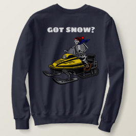 Moletom Motocicleta Personalizada Divertida de Esqueleto