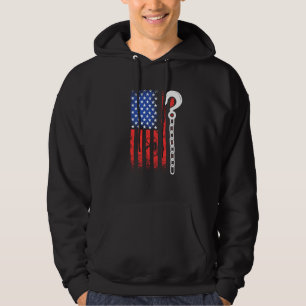 Moletom Motorista de Reboque Patriota Bandeira Americana A