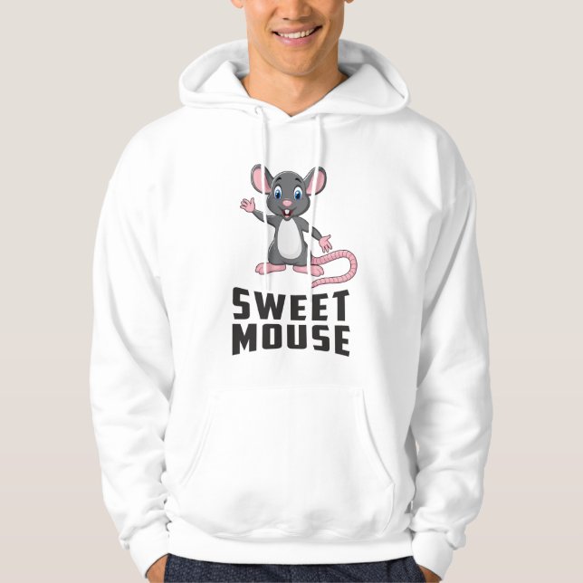 Moletom Mouse Rat Animal Cheese Love Pet Cute Funny Gift (Frente)