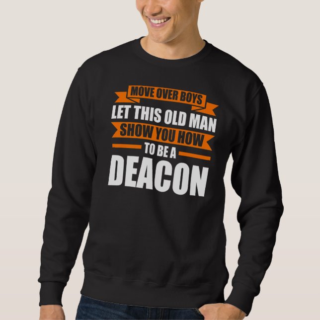 Moletom Mover Rapazes Deixe Este Deacon Deacons (Frente)