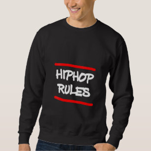 Moletom Mulher Hip Hop Rules Break Dance Rap Rapper Música