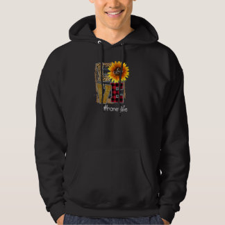 Moletom Mulheres Adoram Vida Honestiária Sunflower Lepard 