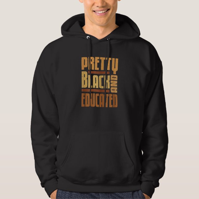 Moletom Mulheres Bonito Negra E Educadas História Negra Mo (Frente)