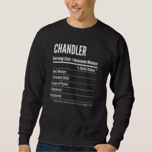 Moletom Mulheres Chandler Fatos Nutricionais Servindo De T