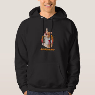 Moletom Mulheres Corgi Mama Mãe Dia das Mães Retro Vintage