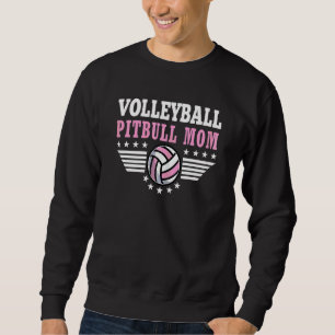 Moletom Mulheres em Voleibol Pitbull Mamãe Ball Pitbull Mã