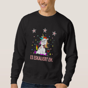 Moletom Mulheres Es Escaliert Eh Sauf Unicorn Wine Dizendo