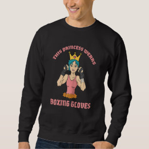 Moletom Mulheres Esta Princesa Veste Luvas Boxando Cotação