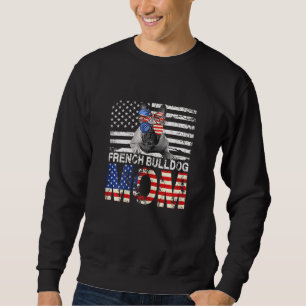 Moletom Mulheres Legal Bulldog Francês Mãe Bandeira Dos EU