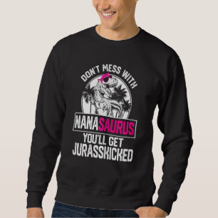 Moletom Mulheres Legal Nanassaurus Dinossaur Rex Cute Madr