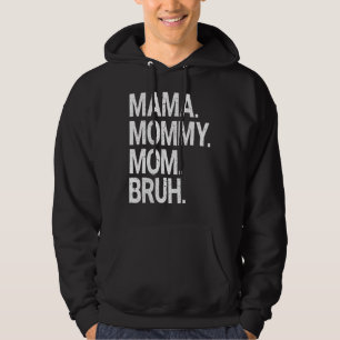 Moletom Mulheres Mama Mamãe Mãe Bruh Mamãe E Eu Leopardo M