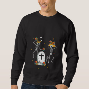 Moletom Mulheres Mexicanas Skeletons Mariachi Sombrero Hat