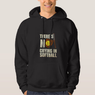 Moletom Mulheres Não Choram Na Equipe Softball Fan Gir