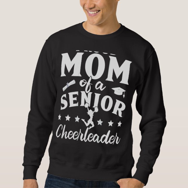 Moletom Mulheres Orgulhosas Mãe De Um Cheerleader De Cheer (Frente)