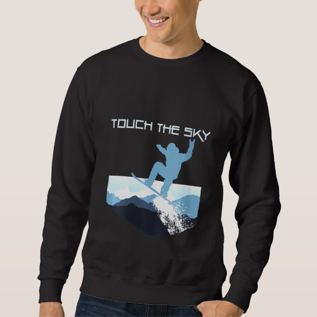 Moletom Mulheres Snowboard Mountain Snowboard T (Frente)