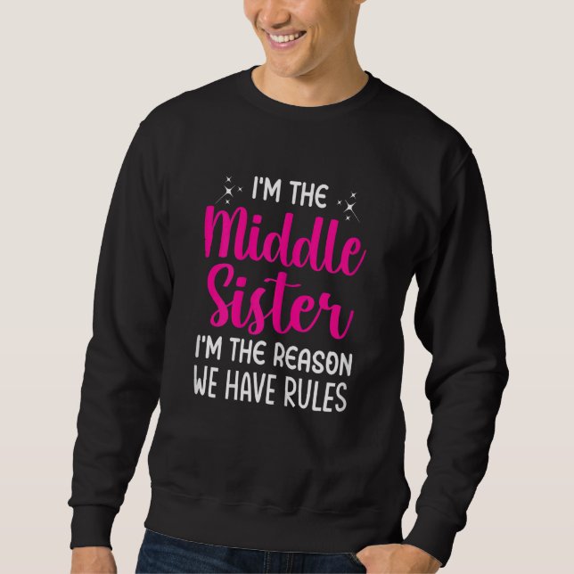Moletom Mulheres, sou a Irmã Média, sou a razão que temos (Frente)