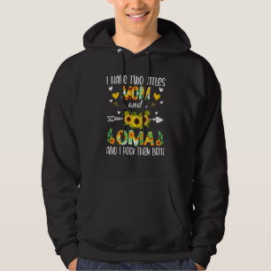 Moletom Mulheres Tenho Dois Títulos Mãe E Oma Sunflower Mo