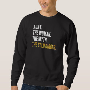 Moletom Mulheres Tia Dourada Digger Minerando Dourado Pane