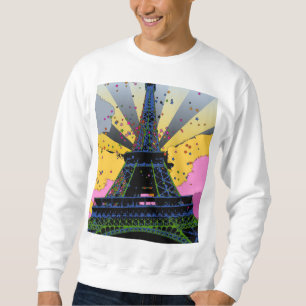 Moletom Mundo psicadélico: Torre Eiffel, Paris France A1