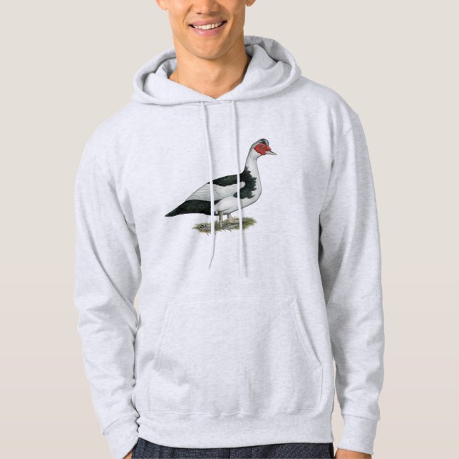 Moletom Muscovy Black Pied Drake (Frente)