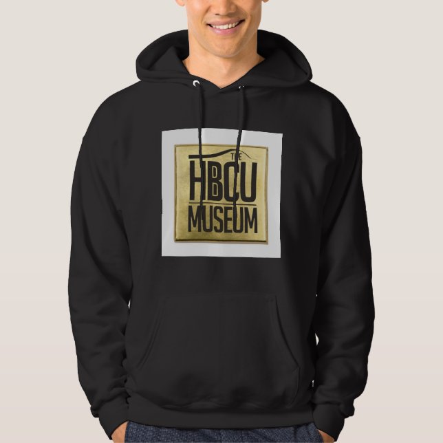 Moletom Museu HBCU Preto e Dourado (Frente)
