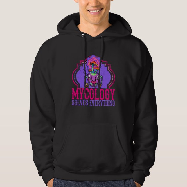 Moletom Mushroom mycology biologist mycologist psilocybin  (Frente)