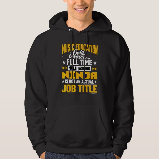 Moletom Music Education Job (Frente)