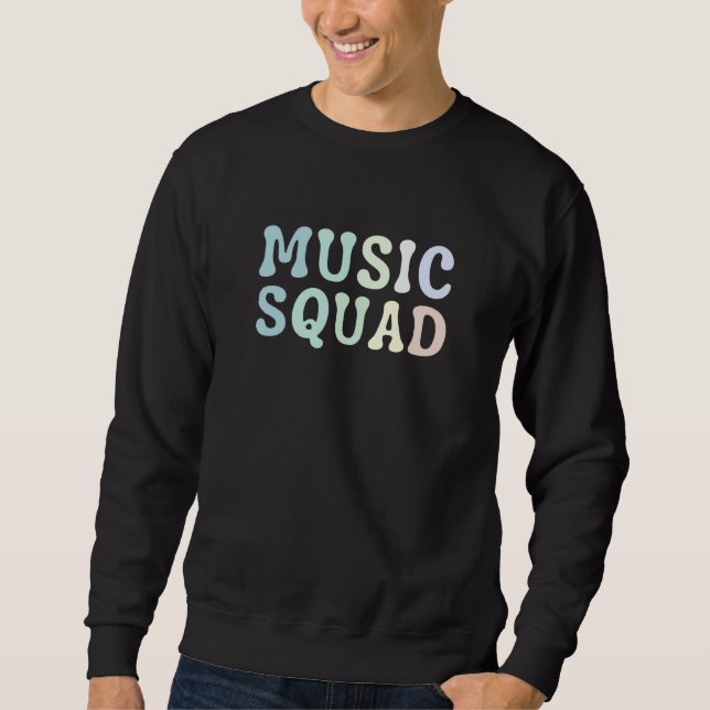 Moletom Music Squad Music Teacher Music Therapist I Like M (Frente)