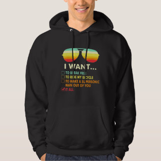 Moletom Música Bicicleta Roupa Eu Quero Tudo
