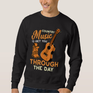 Moletom Música country para você passar o dia