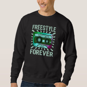 Moletom Música de Dança dos Anos 80 Freestyle