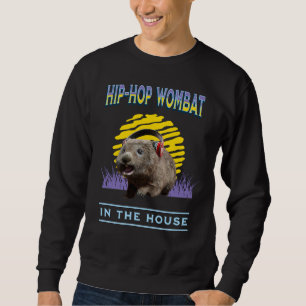 Moletom Música de Wombat de Hip Hop Engraçada Humor