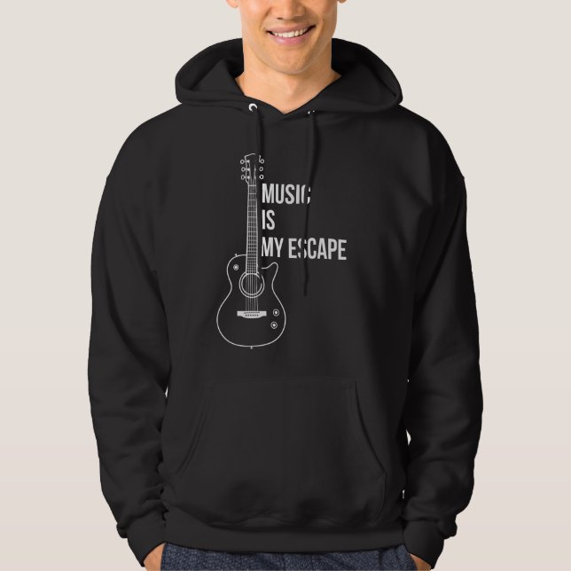 Moletom Música É Meu Refúgio (Frente)