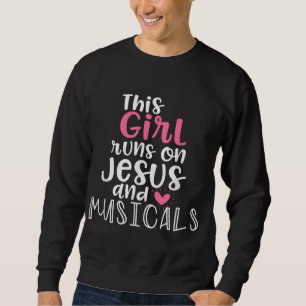 Moletom Musical Theater Giftsn Girl comanda Jesus Musicais