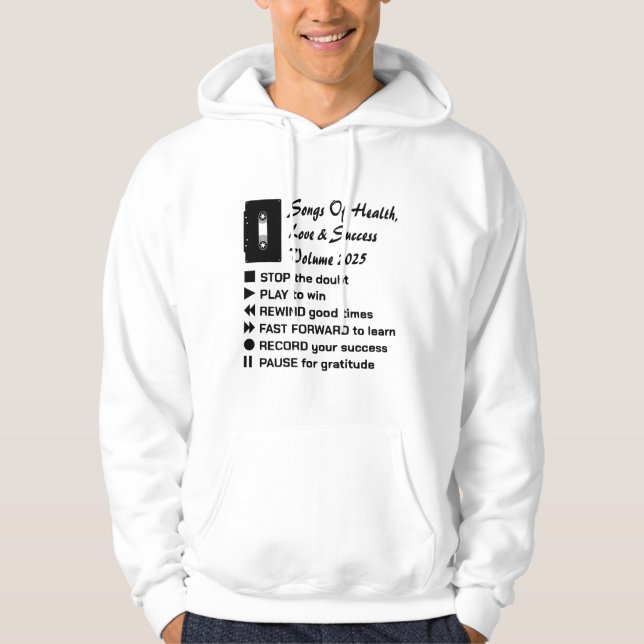 Moletom Músicas De Saúde, Amor E Sucesso 2025 (Frente)