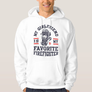 Moletom My Girlfriend Is My Favorite Firefighter Funny Boy