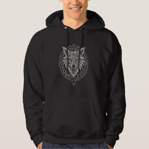 Moletom Mystical Fenrir u2013 Norse Knotwork & Ancient Vik