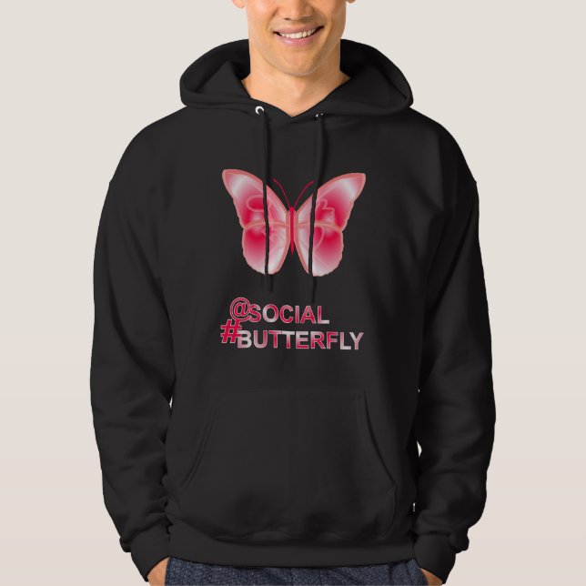 Moletom Na Borboleta do Hashtag Social (Frente)