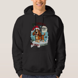 Moletom Na lista de Natal do Papai Noel, Não se Arrependa