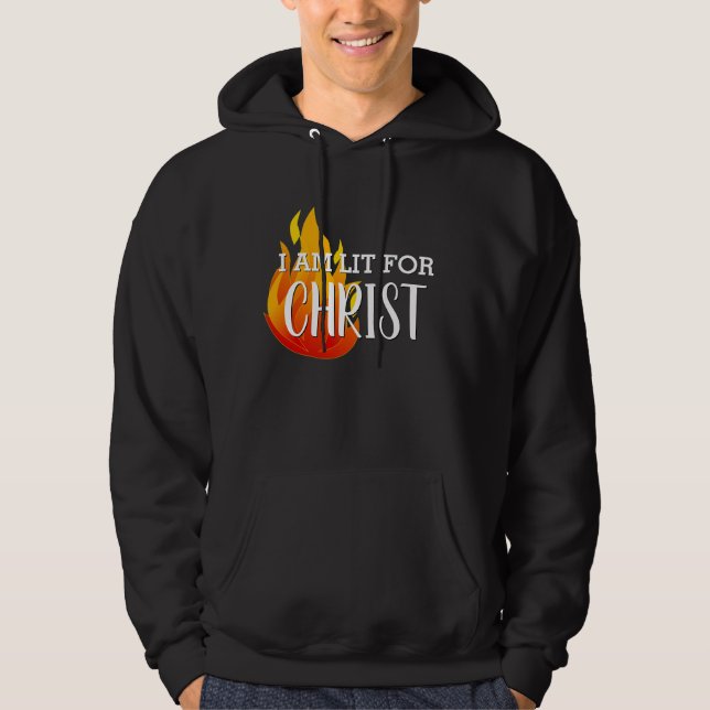Moletom Na moda LIT PARA O Cristão CRISTO (Frente)